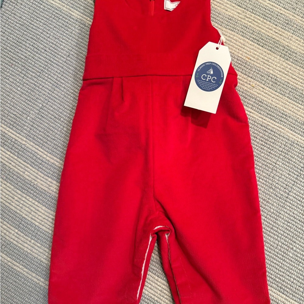 NWT Classic Prep Red Romper
